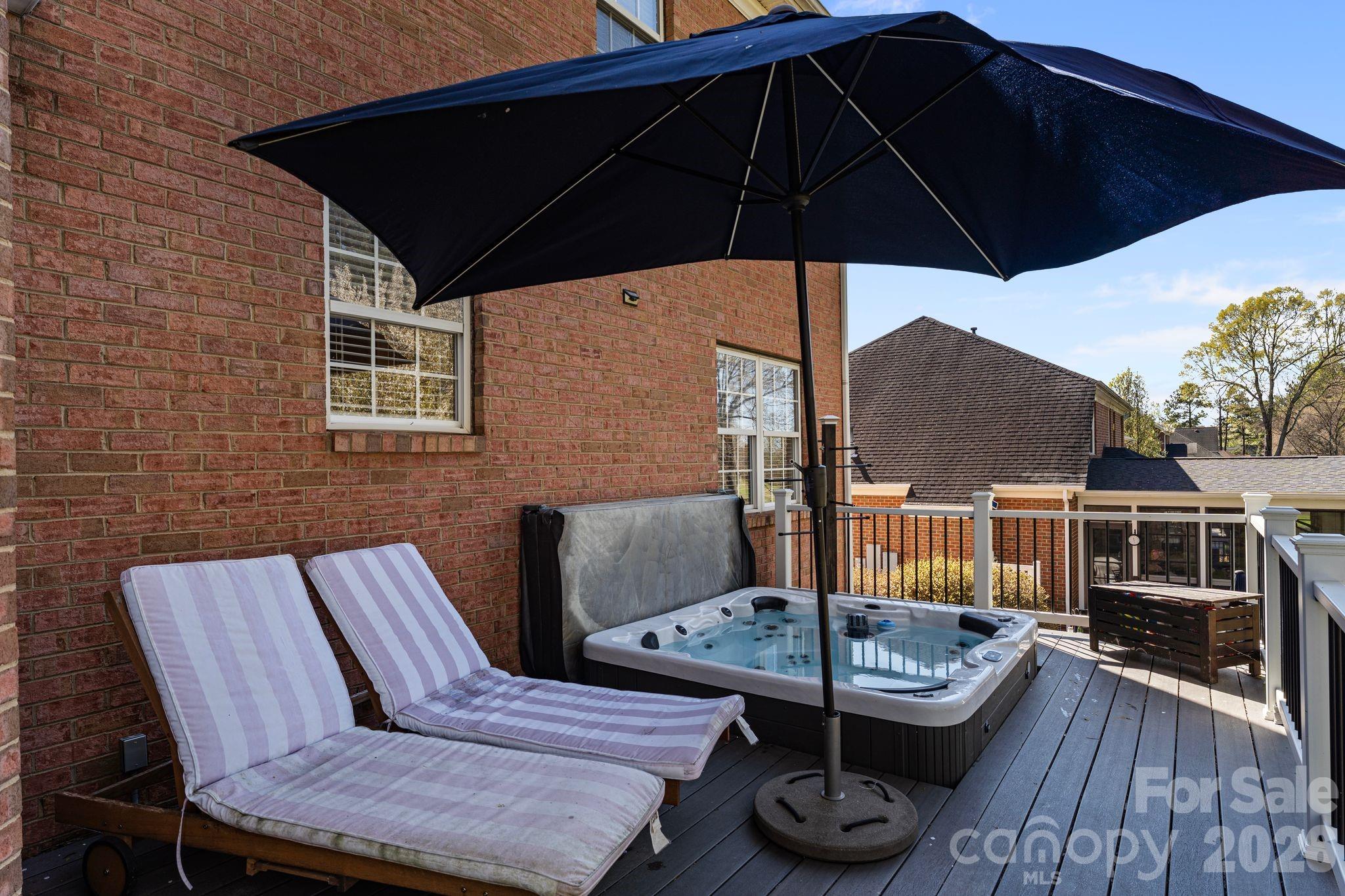 9618 Cockerham Lane Huntersville, NC 28078 - Photo 27 of 37 a view of a roof deck with furniture