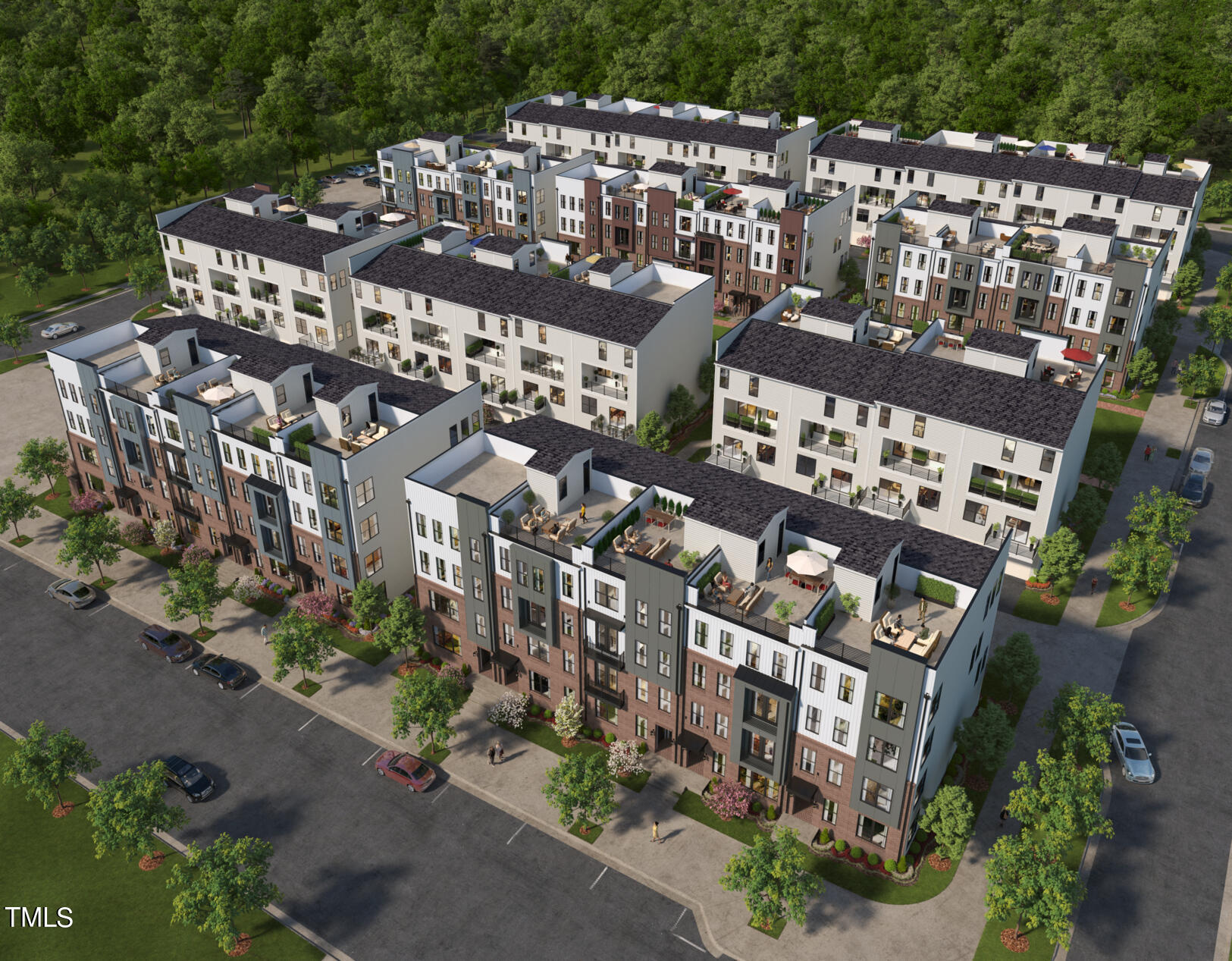 1202 Coach Station Alley, Unit 101 Raleigh, NC 27601 - Photo 30 of 33 RAL_GRY_Neighborhood_Rendering_2-Ad Hoc