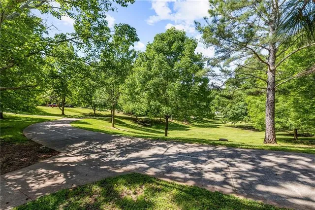 a picture of city view with lake view and mountain view in back