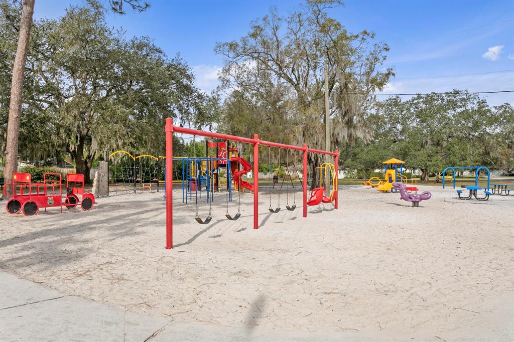 309 Park Ridge Avenue Temple Terrace, FL 33617 - Photo 56 of 60 a view of park with iron fence
