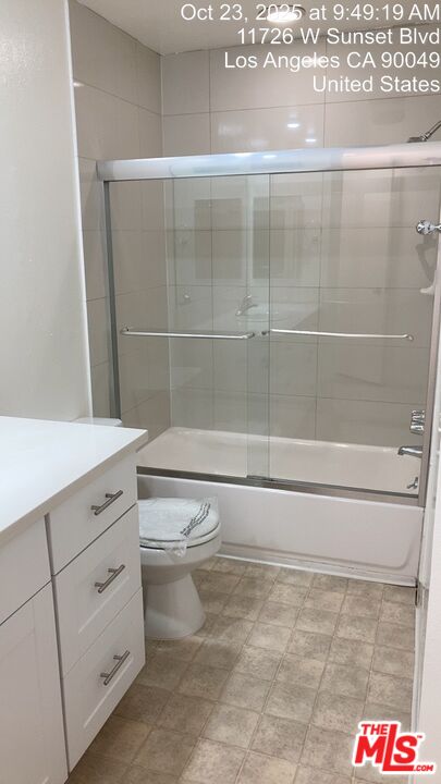 11730 Sunset Boulevard Los Angeles, CA 90049 - Photo 13 of 20 a bathroom with a toilet and a shower