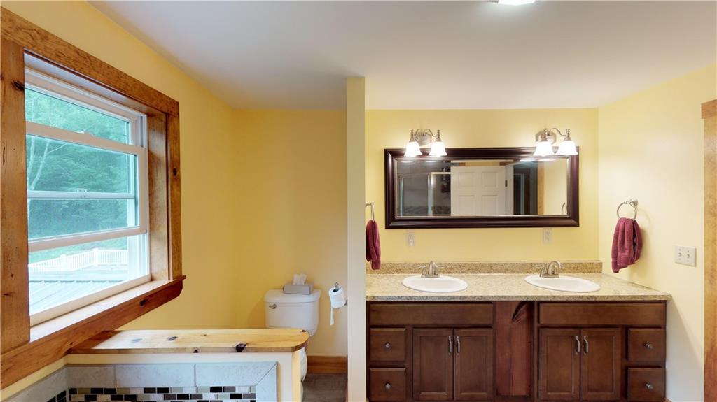 523 Davis Road Union, ME 04862 - Photo 23 of 30 2nd floor bathroom w/ double vanity,...