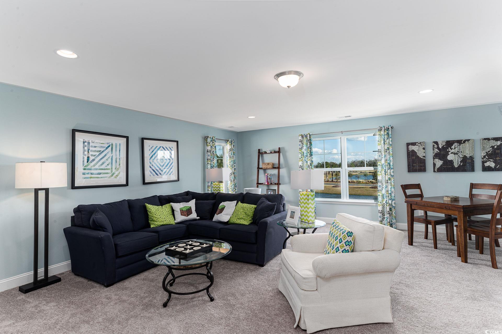 167 Bjorn Way Loris, SC 29569 - Photo 21 of 40 Carpeted living room featuring recessed lighting