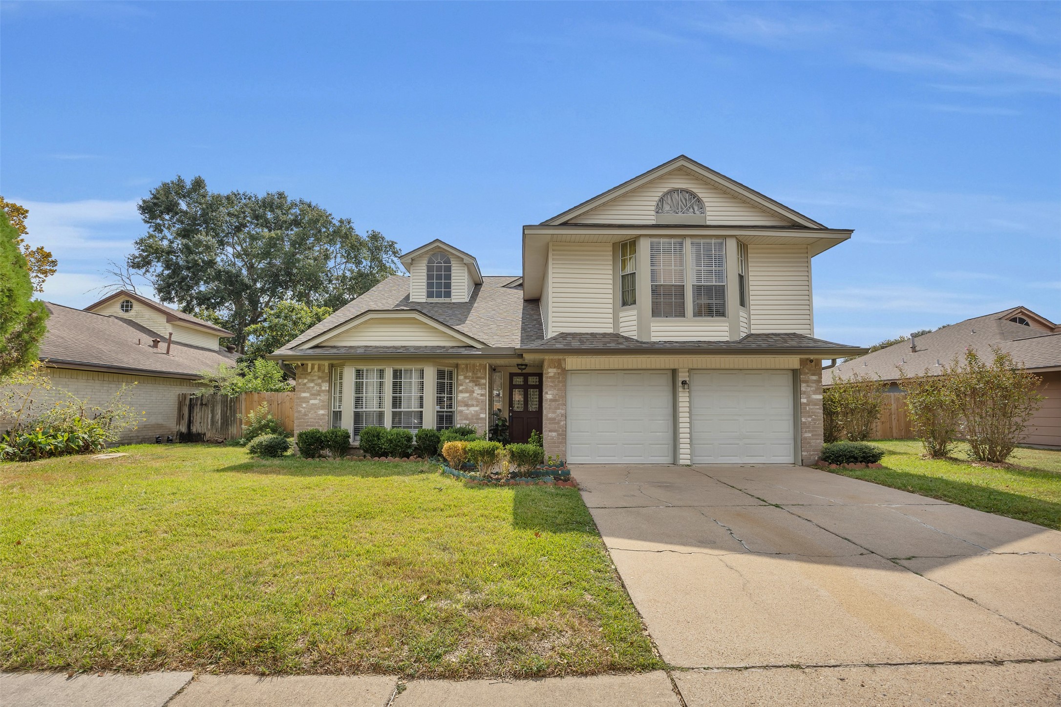 15619 Beechnut Street Houston, TX 77083 - Photo 2 of 29 This charming two-story residence sits on an oversized 8,526-sq-ft lot in a beautiful, established community.