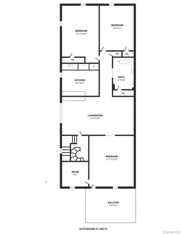 a picture of a floor plan