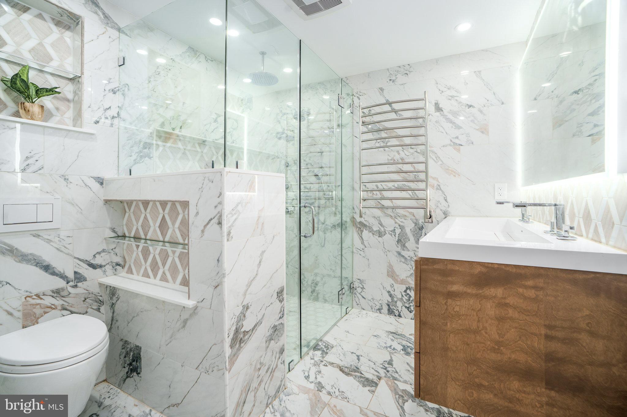 1 Highview Road Conowingo, MD 21918 - Photo 30 of 36 Oversized glass walk-in shower & modern finishes