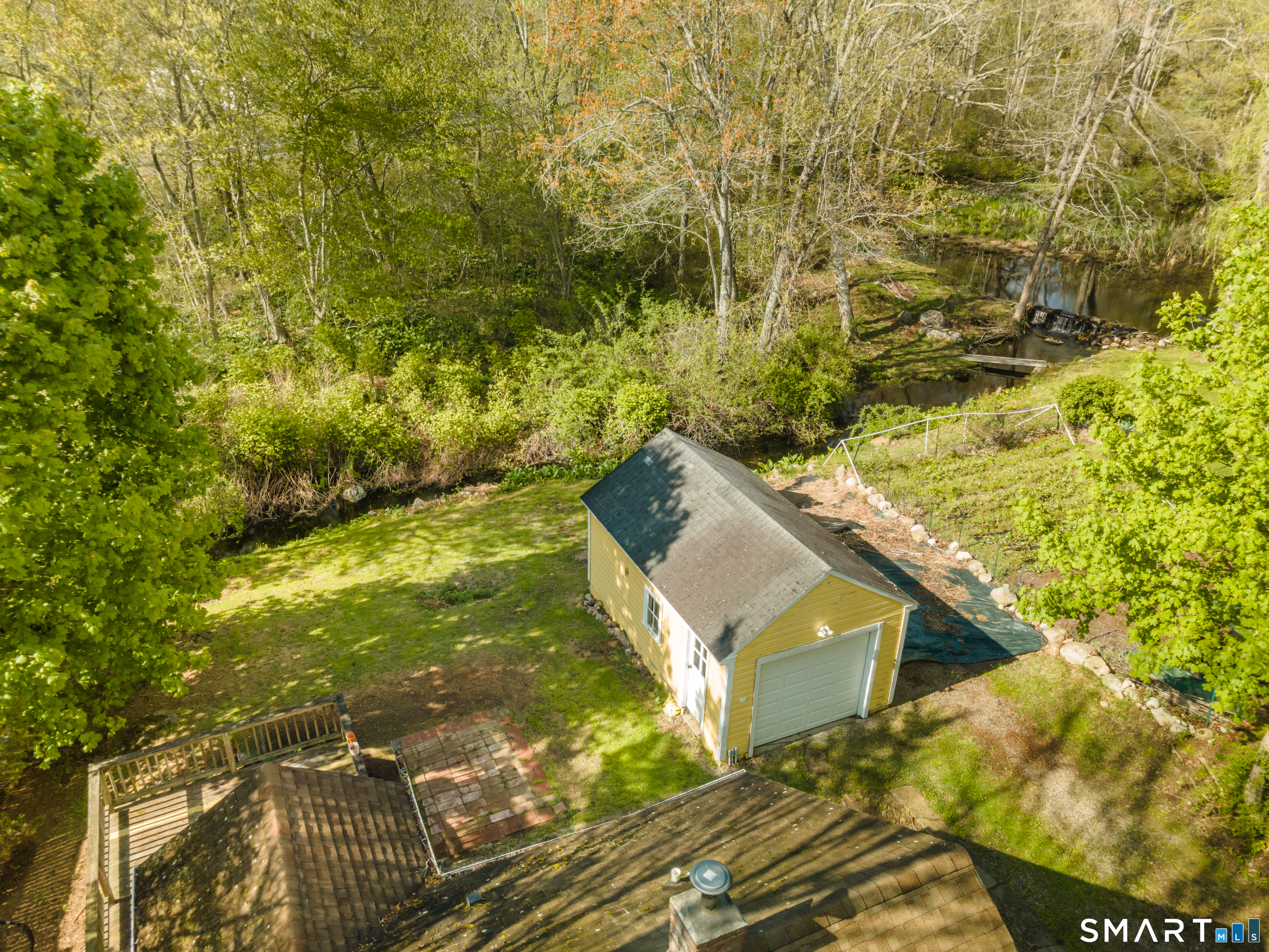 1007 Long Cove Road Ledyard, CT 06335 - Photo 5 of 19 a view of yard from deck