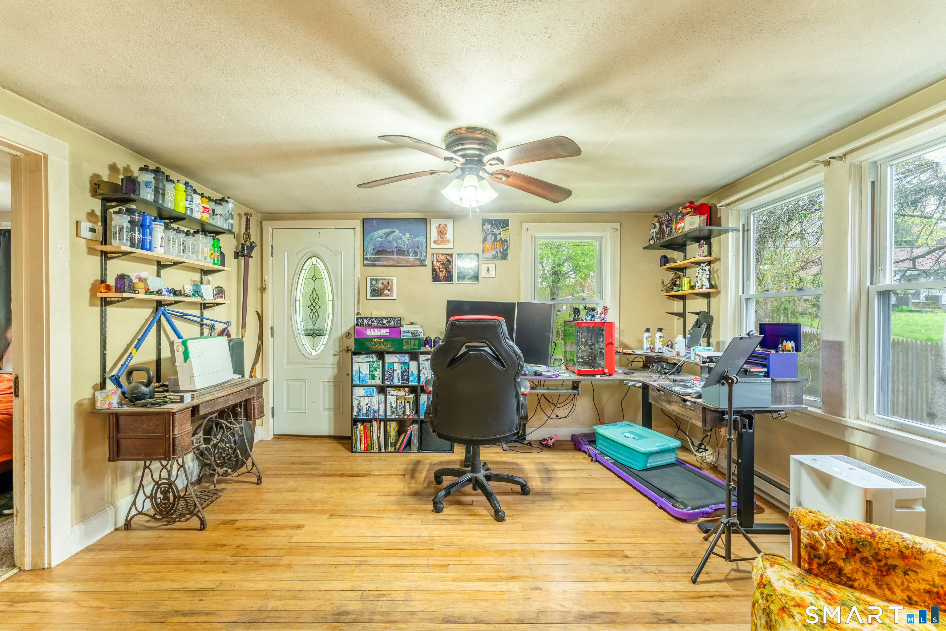 1007 Long Cove Road Ledyard, CT 06335 - Photo 10 of 19 a workspace with furniture window and wooden floor