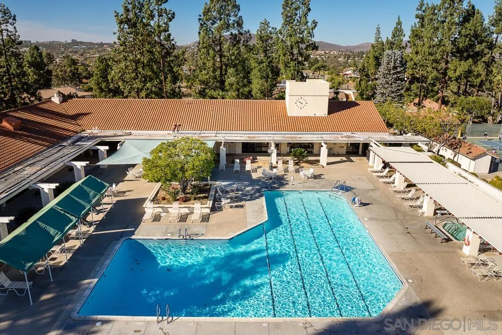 17617 Pomerado Road, Unit 215 San Diego, CA 92128 - Photo 46 of 57 an aerial view of a house with garden view