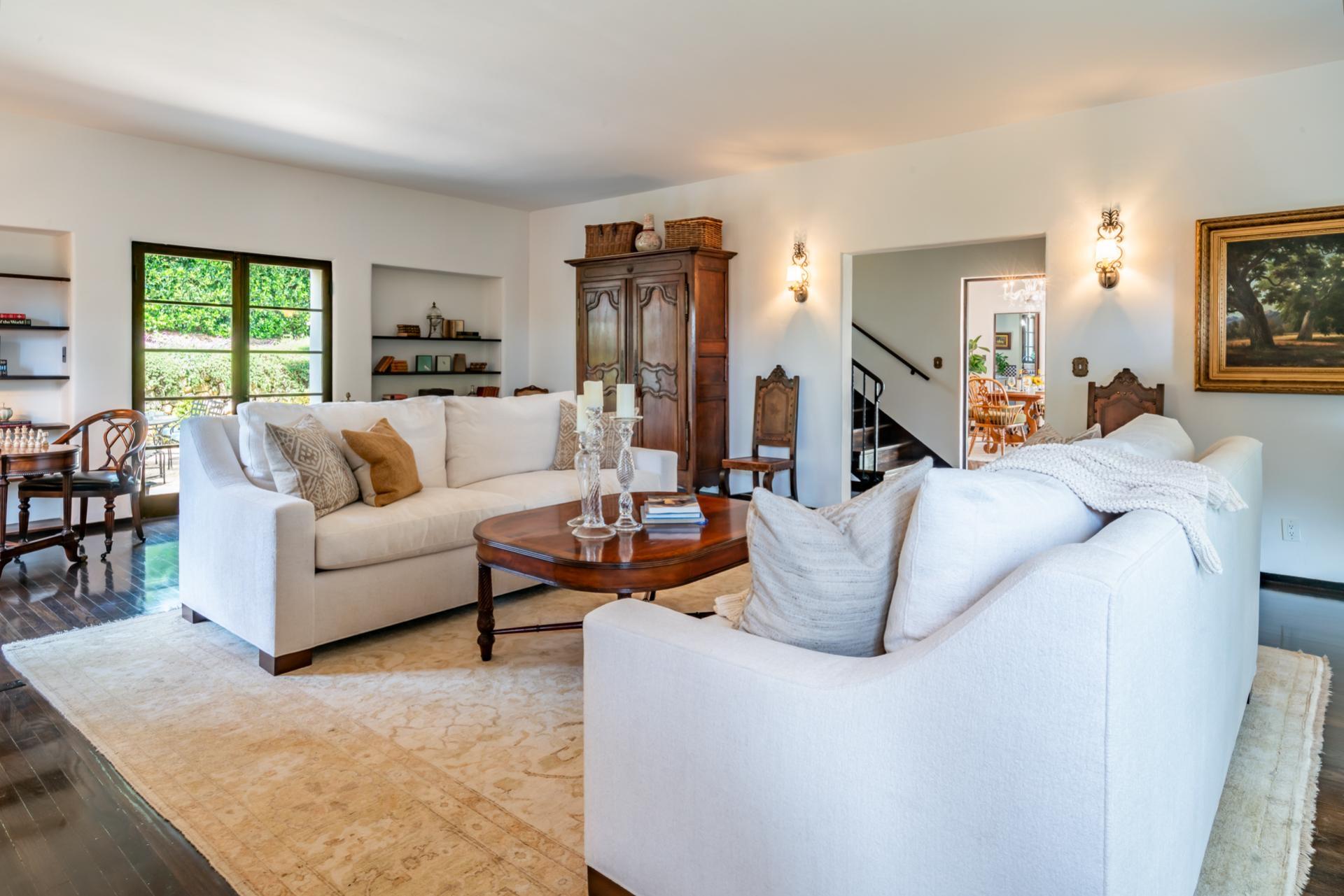 1098 Golf Road Montecito, CA 93108 - Photo 13 of 62 a living room with furniture and a window