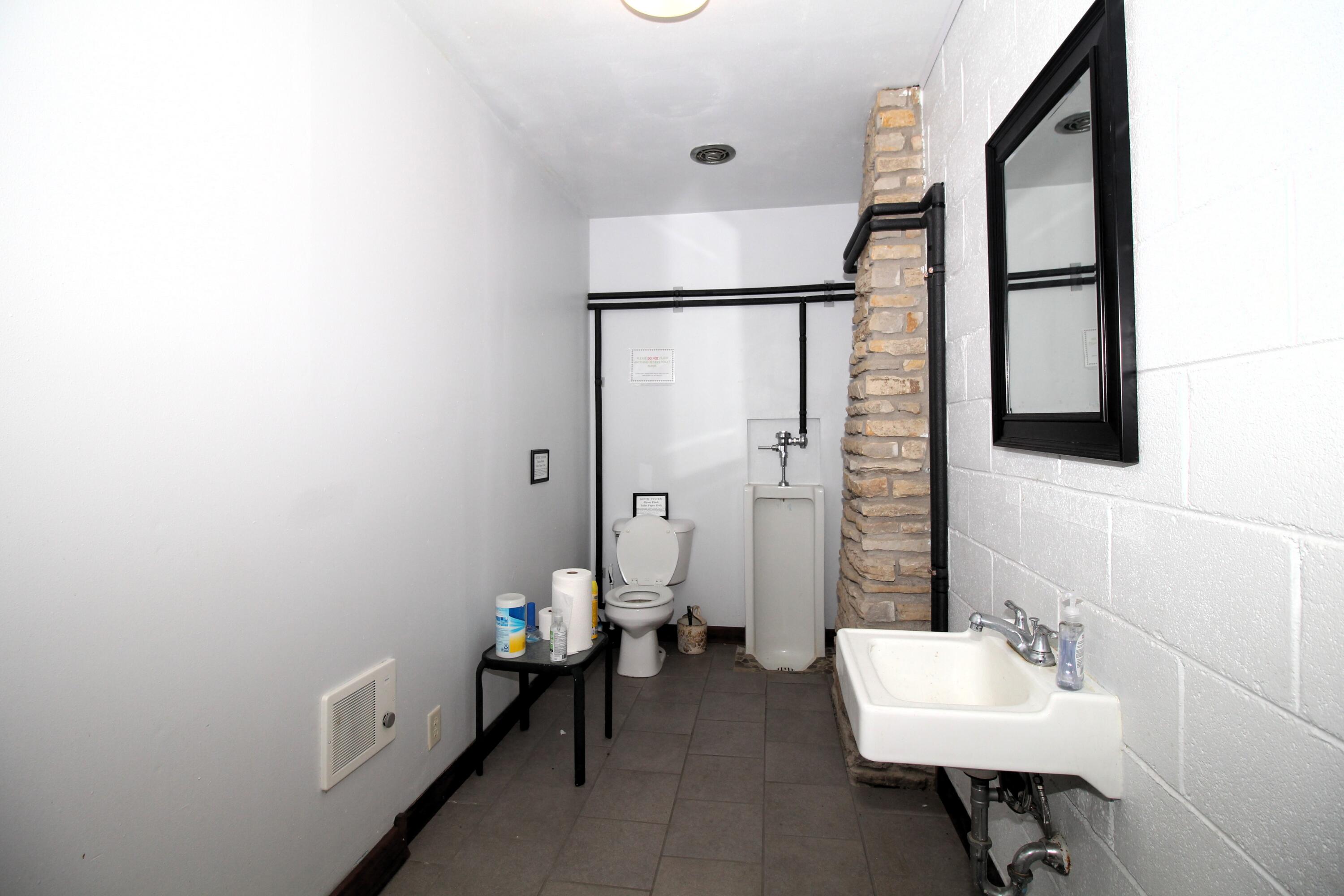 19010 West Main Street Lannon, WI 53046 - Photo 43 of 49 Commercial Mens Bathroom