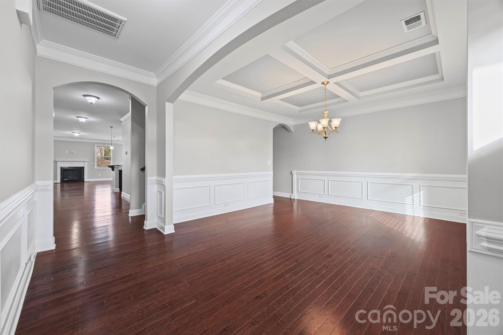 1129 Black Walnut Road Clover, SC 29710 - Photo 9 of 40 a view of a hallway with wooden floor