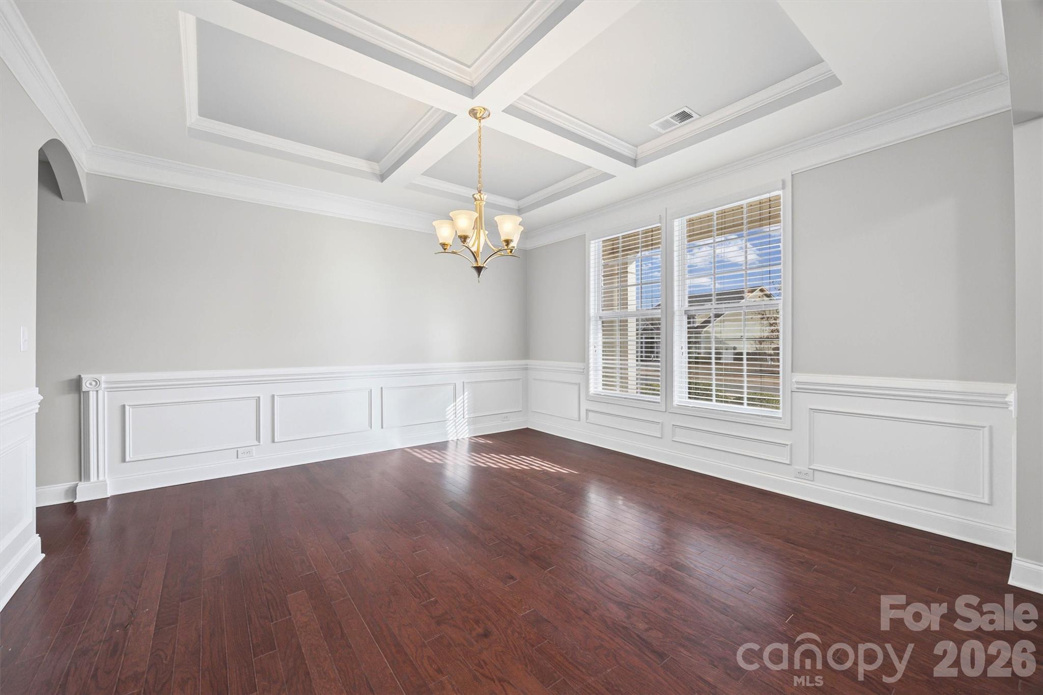 1129 Black Walnut Road Clover, SC 29710 - Photo 10 of 40 wooden floor in an empty room with a window