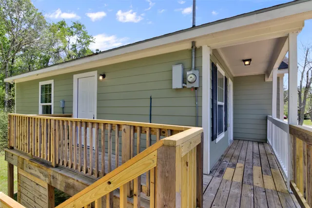 a view of deck with patio