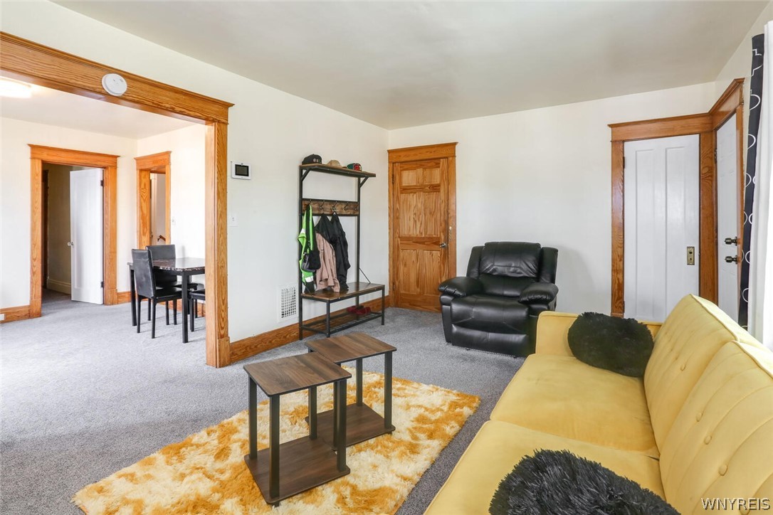 396 Highgate Avenue Buffalo, NY 14215 - Photo 15 of 27 Living room to dining room 2nd floor