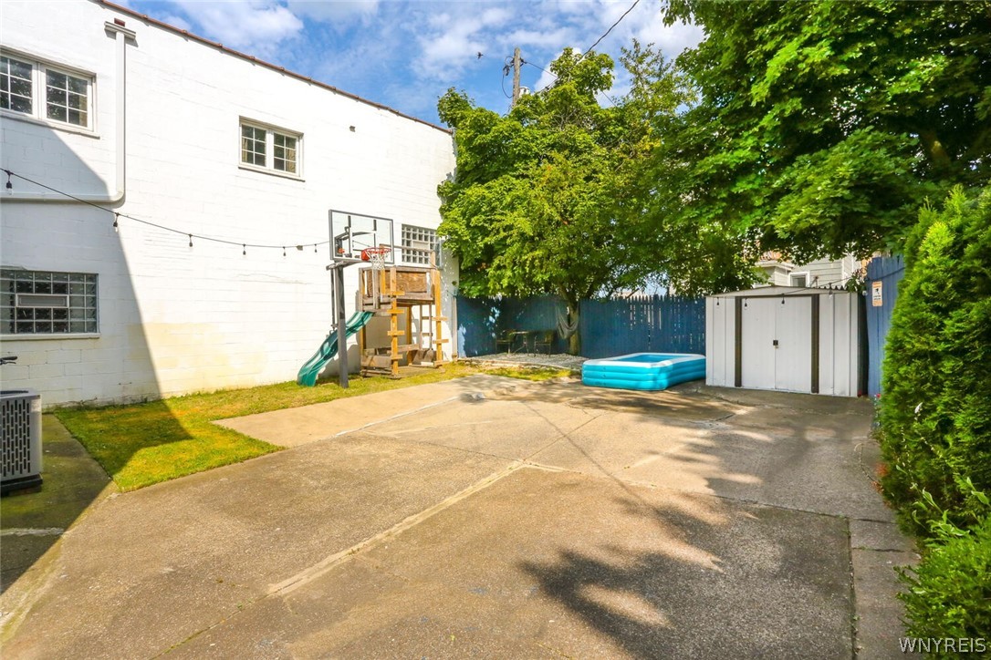 396 Highgate Avenue Buffalo, NY 14215 - Photo 25 of 27 Private backyard