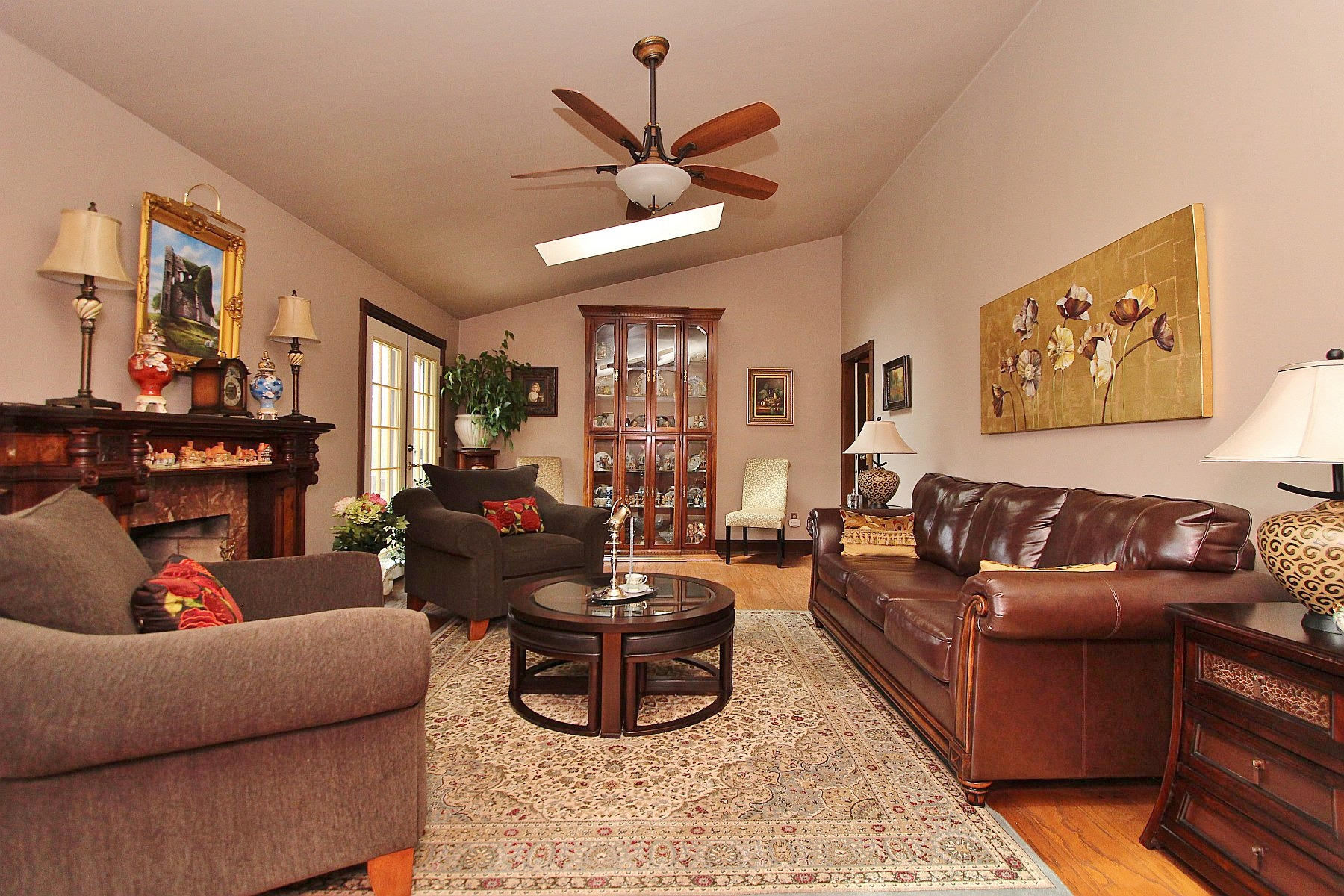 1282 Sunny Ridge Road Northeast Floyd, VA 24091 - Photo 11 of 53 a living room with furniture a chandelier and a couch
