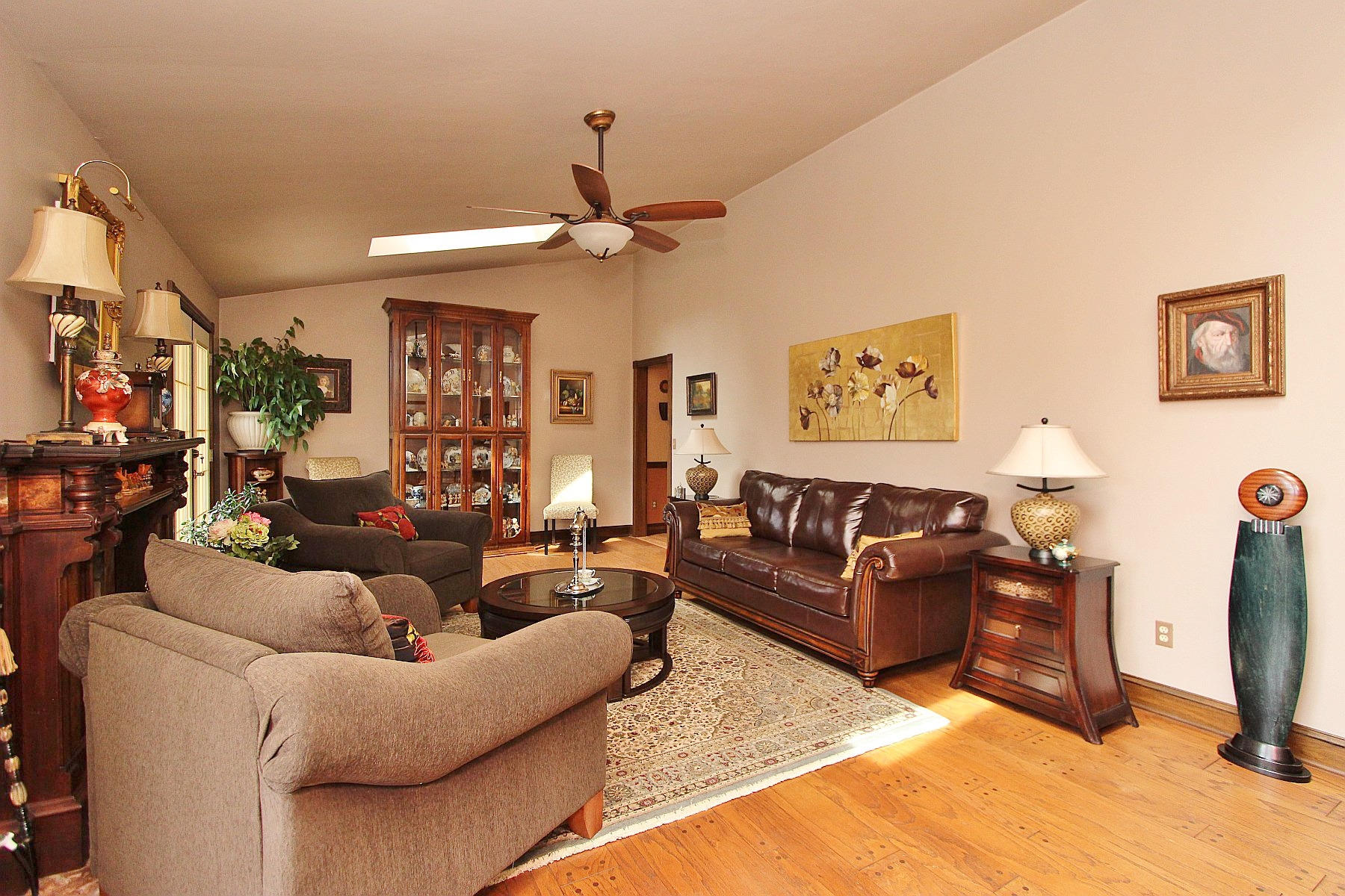 1282 Sunny Ridge Road Northeast Floyd, VA 24091 - Photo 12 of 53 a living room with furniture and a chandelier