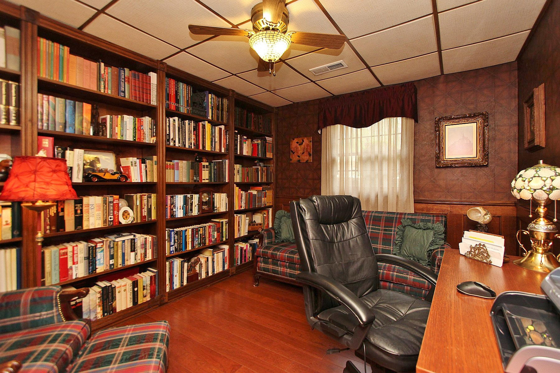 1282 Sunny Ridge Road Northeast Floyd, VA 24091 - Photo 35 of 53 a work room with furniture and book shelf