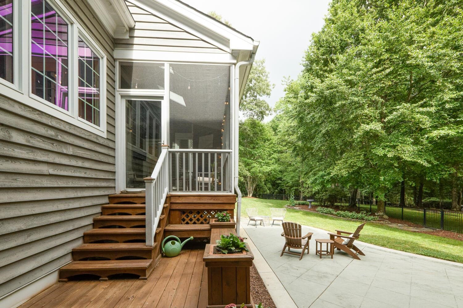 1700 Sharnbrook Court Raleigh, NC 27614 - Photo 69 of 85 View Back to Porch & Patio