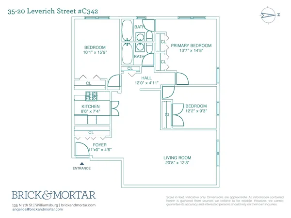 $699,000 | 35-20 Leverich Street, Unit C342 | Jackson Heights