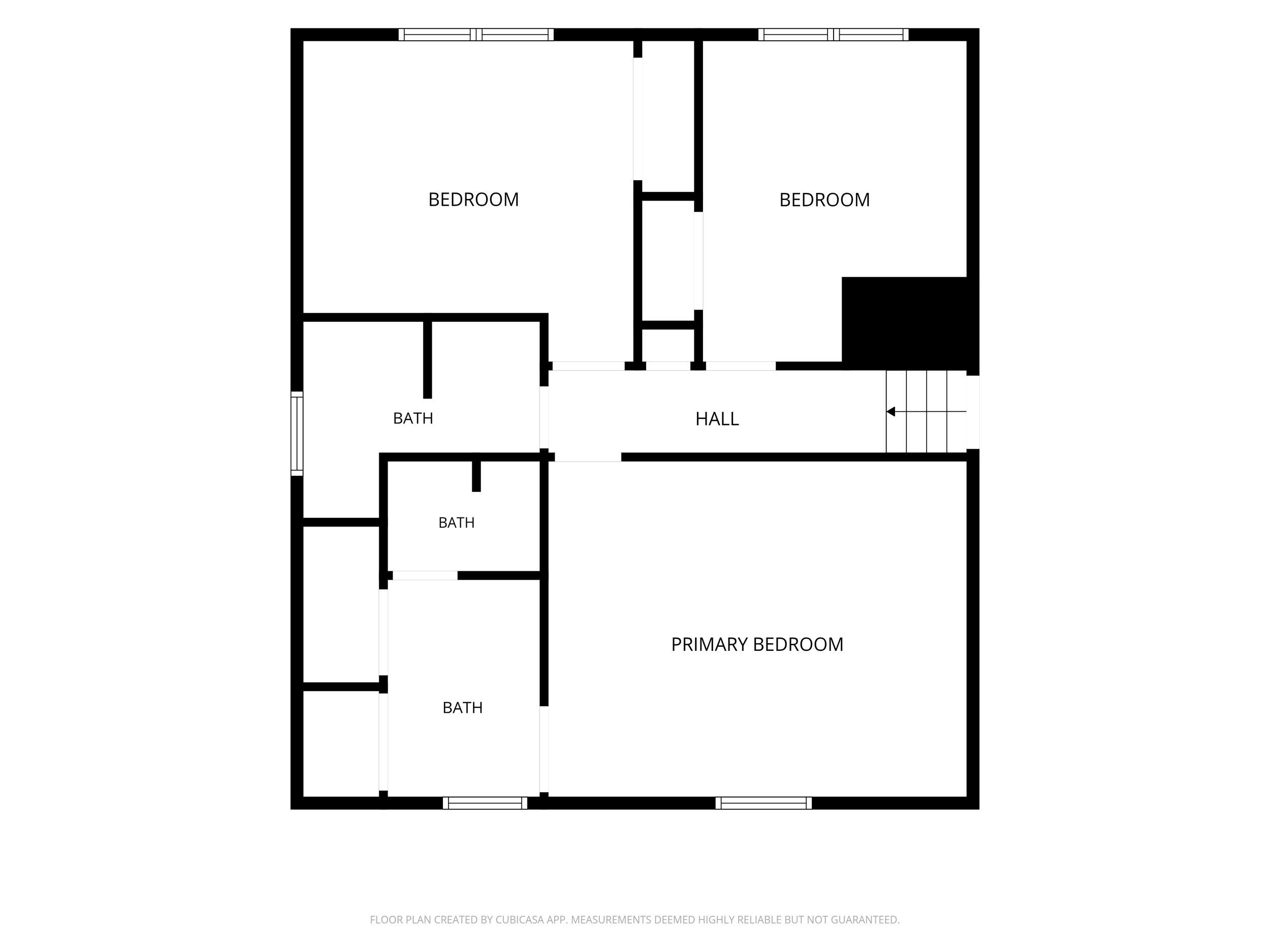 205 Masters Road Hixson, TN 37343 - Photo 40 of 40 Upper Level Bedrooms Floor Plan