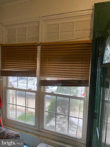 a view of a door and outdoor space