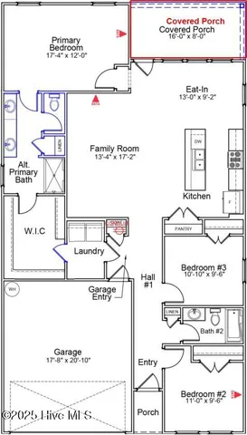 $339,938 | 827 Schoolfield Drive, Sneads Ferry, NC 28460