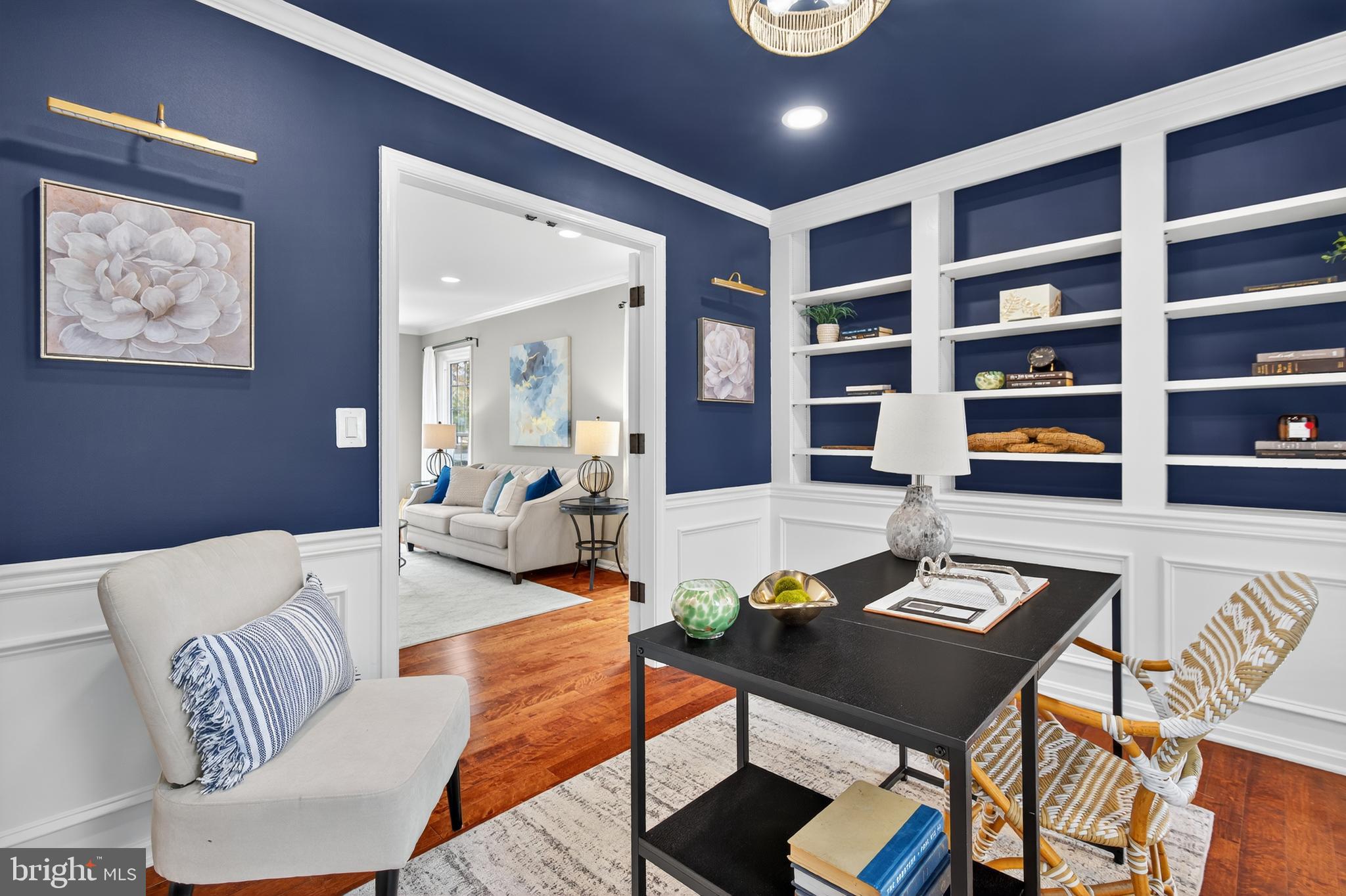 12100 Triple Crown Road North Potomac, MD 20878 - Photo 18 of 66 a living room with furniture and view of kitchen
