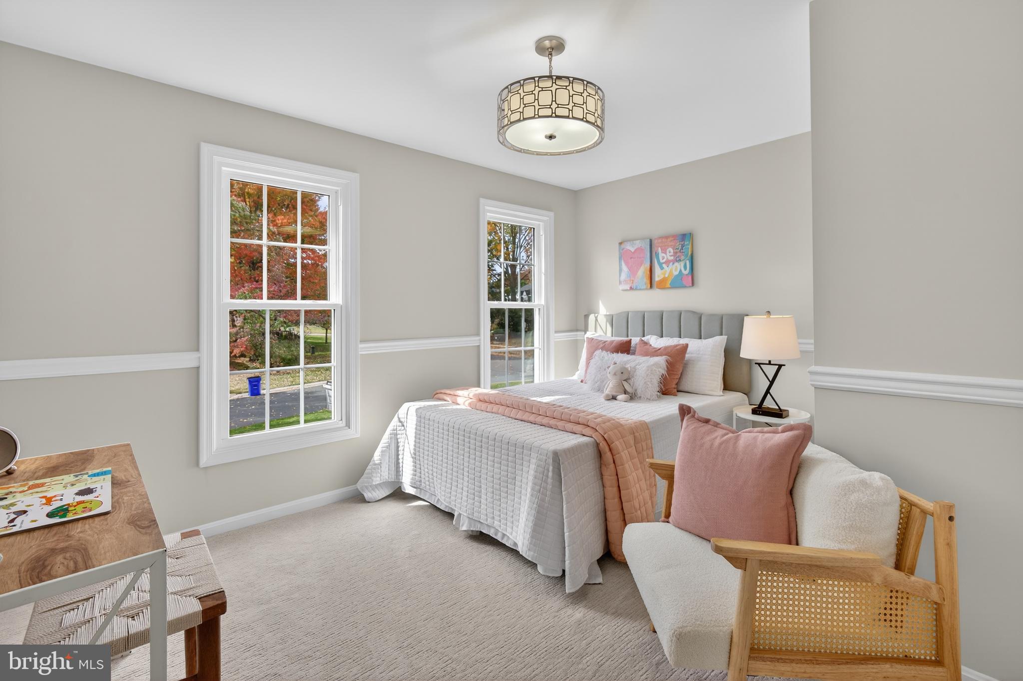 12100 Triple Crown Road North Potomac, MD 20878 - Photo 48 of 66 a bedroom with a bed and wooden floor
