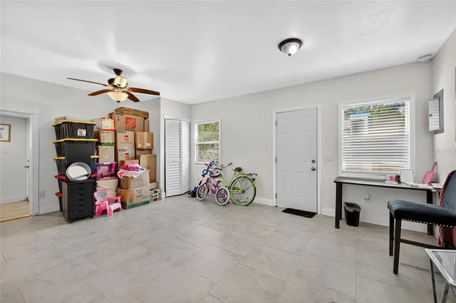 a view of a room with music instruments