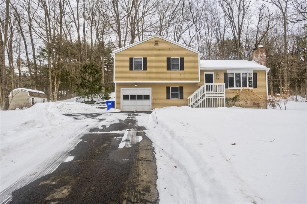 26 Falls Road Sunderland, MA 01375 - Photo 2 of 39 a front view of a house with a yard