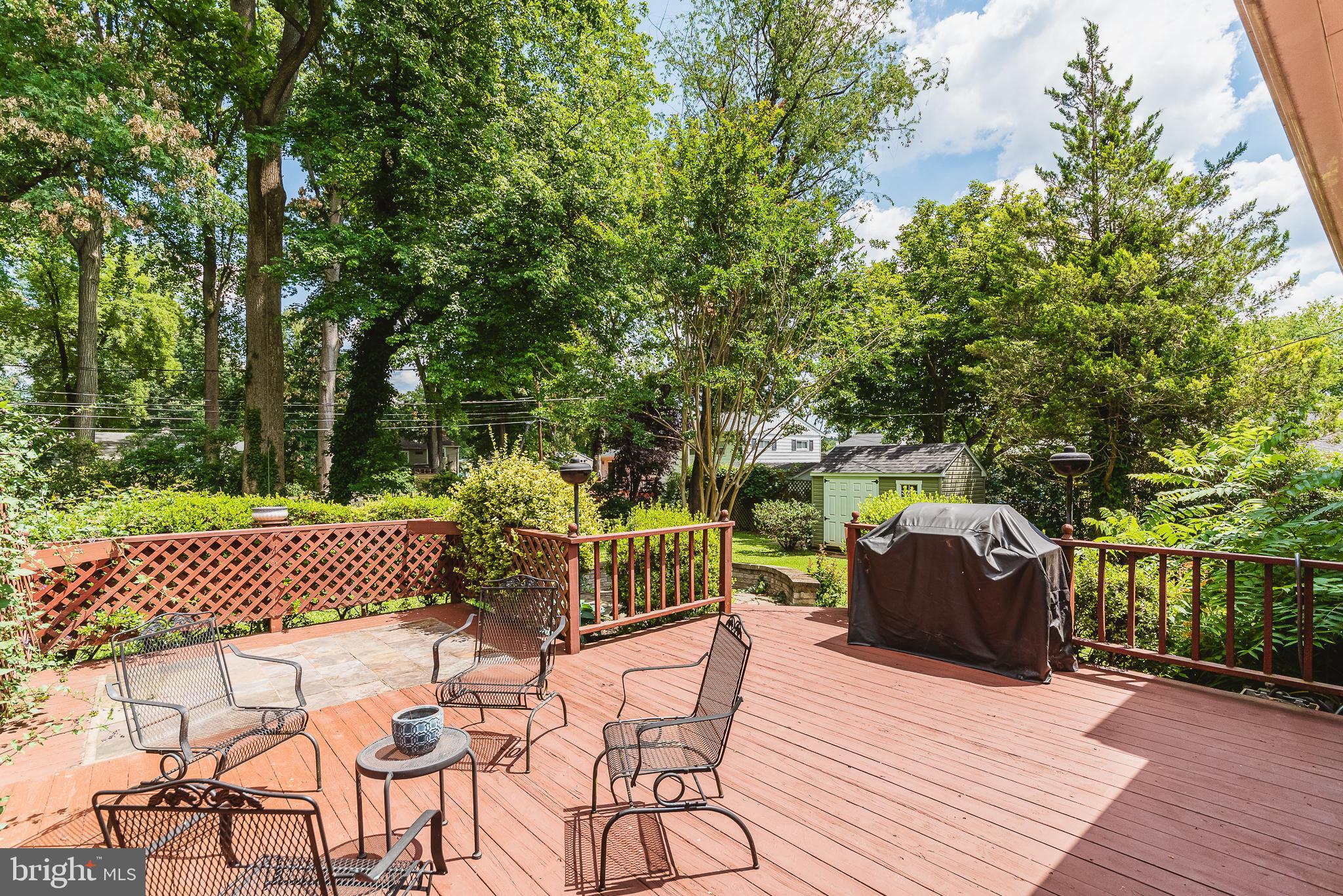 202 Burning Tree Road Lutherville-Timonium, MD 21093 - Photo 26 of 31 Deck with bump-out area
