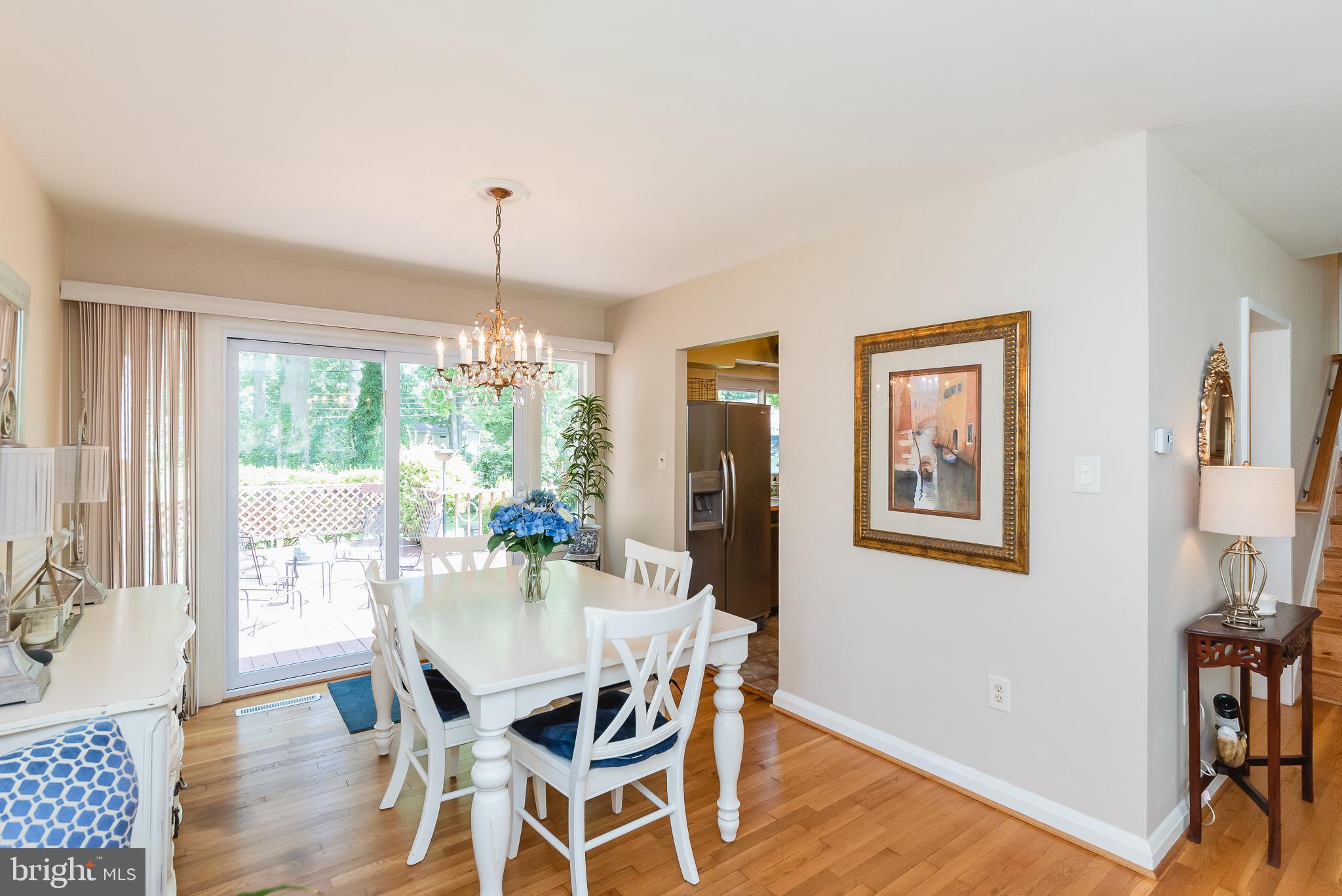 202 Burning Tree Road Lutherville-Timonium, MD 21093 - Photo 5 of 31 Dining Room with sliding door access to deck