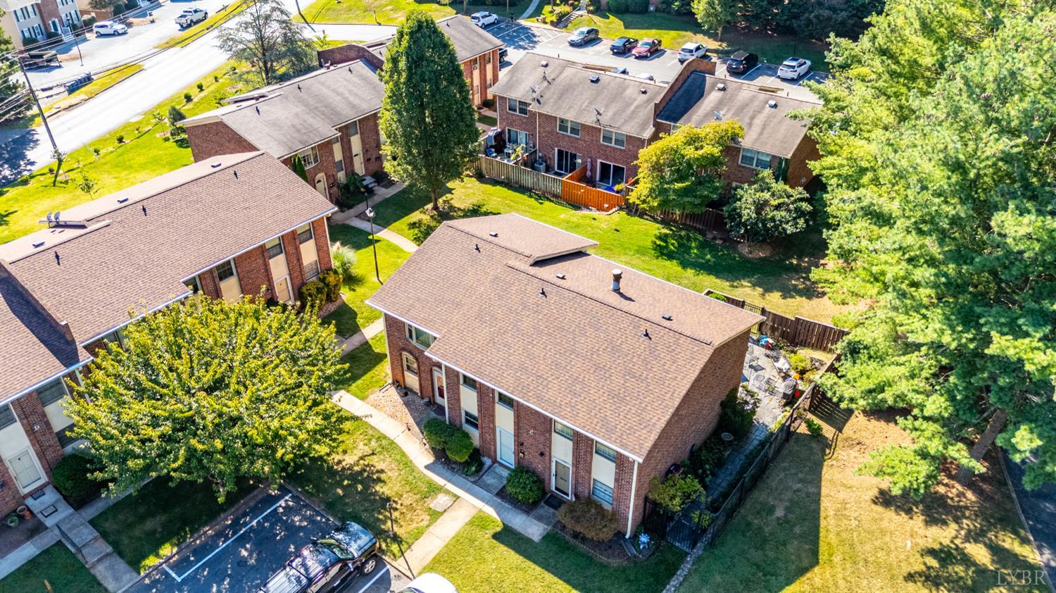 3101 Link Road, Unit 11 Lynchburg, VA 24503 - Photo 35 of 41 an aerial view of a house with a swimming pool