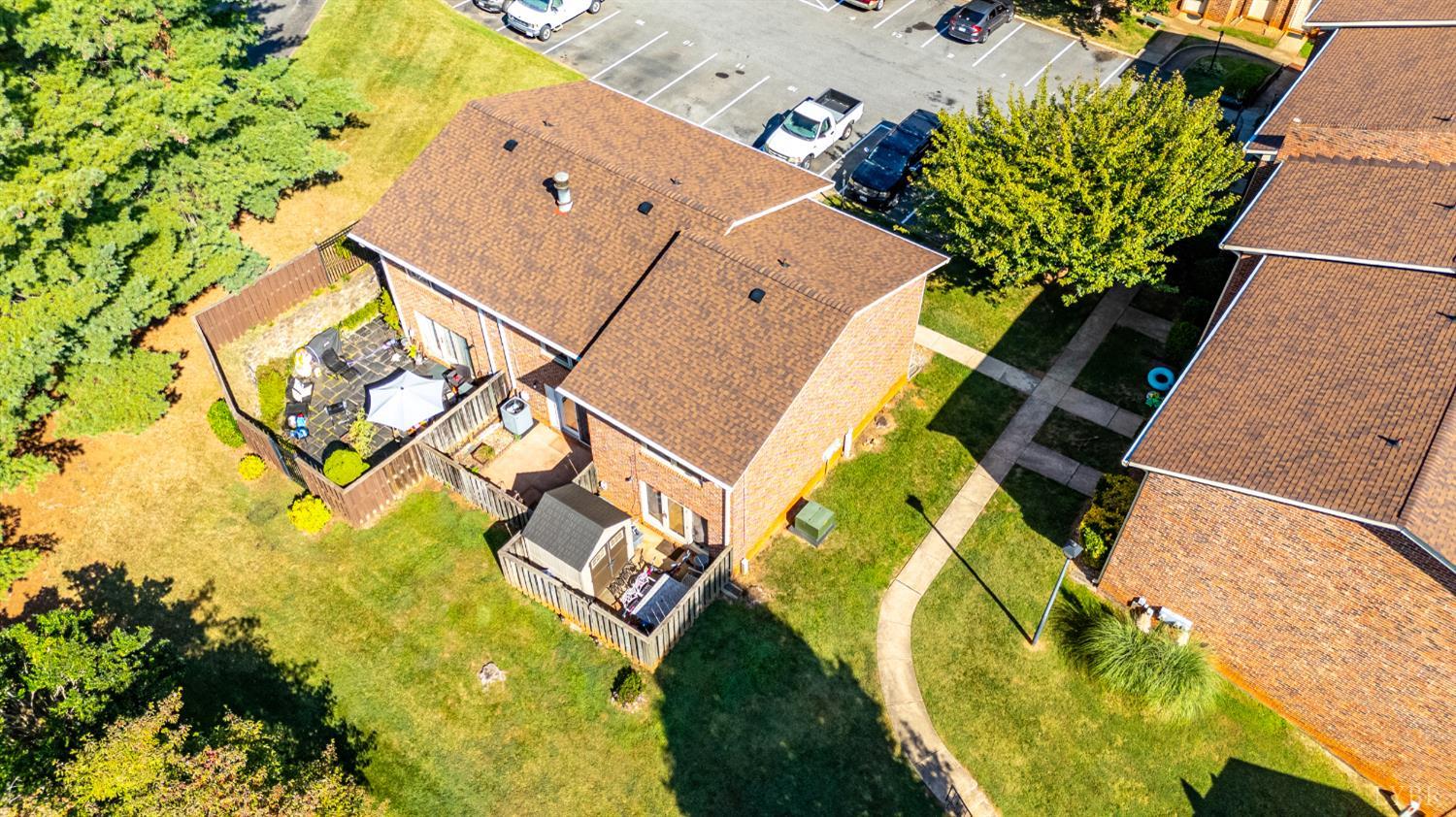 3101 Link Road, Unit 11 Lynchburg, VA 24503 - Photo 37 of 41 an aerial view of a house with a swimming pool