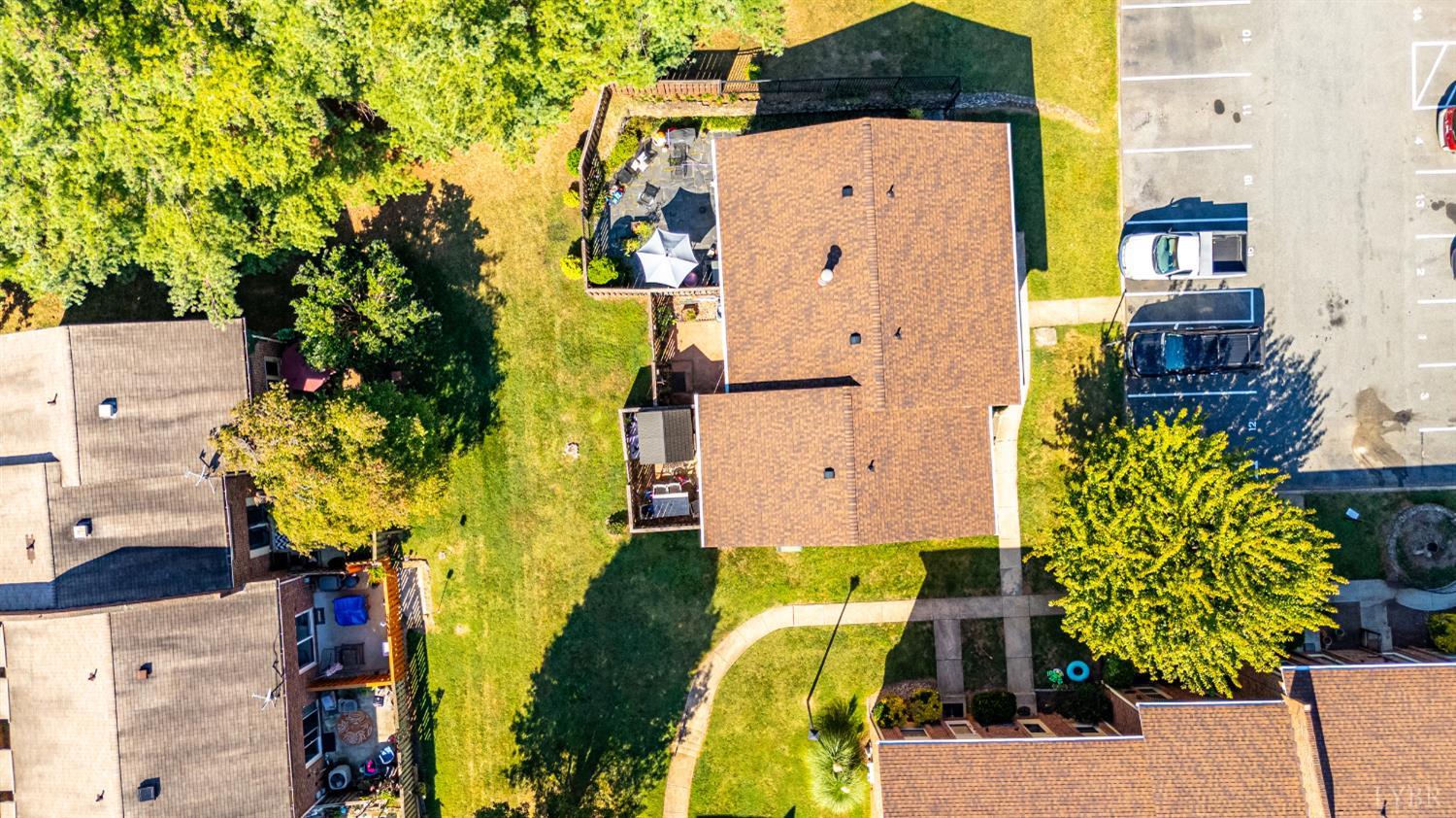 3101 Link Road, Unit 11 Lynchburg, VA 24503 - Photo 38 of 41 an aerial view of a house with a yard