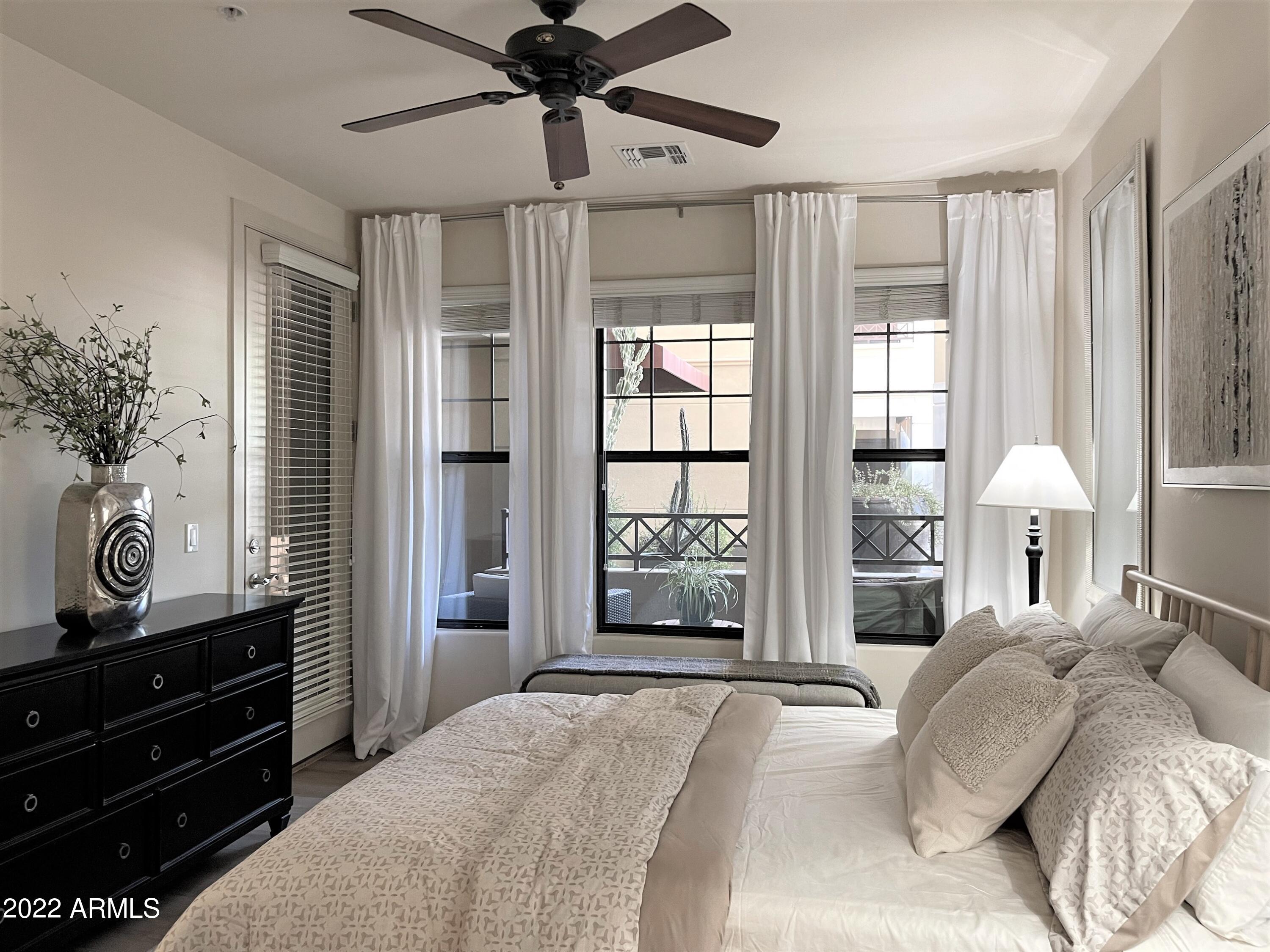 7291 North Scottsdale Road, Unit 1016 Paradise Valley, AZ 85253 - Photo 15 of 23 Bedroom w/Patio Access