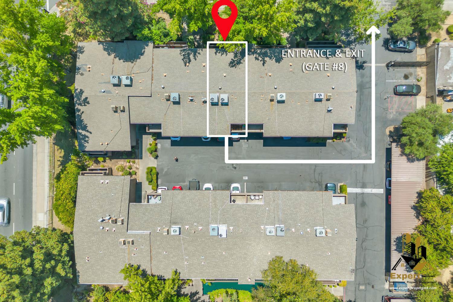 903 Fulton Avenue, Unit 406 Sacramento, CA 95825 - Photo 3 of 23 an aerial view of a house