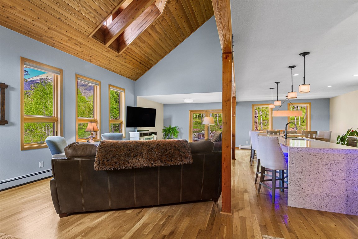 87 Spring Beauty Drive Silverthorne, CO 80498 - Photo 15 of 36 a living room with furniture and a flat screen tv