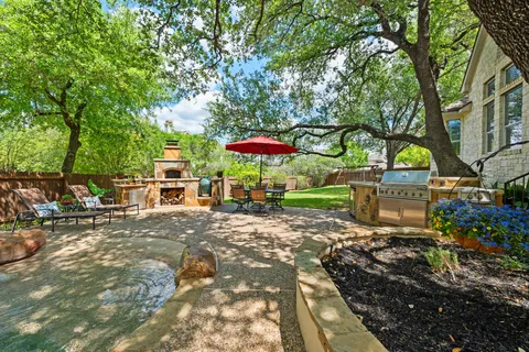 a view of a volley ball court