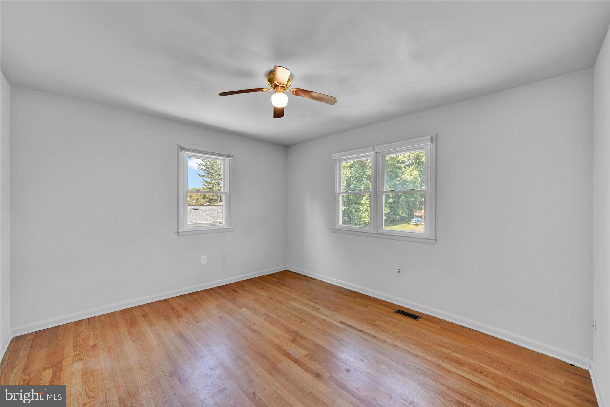 309 Bynum Ridge Road Forest Hill, MD 21050 - Photo 12 of 35 Bedroom 2 with hardwood flooring and ceiling fan