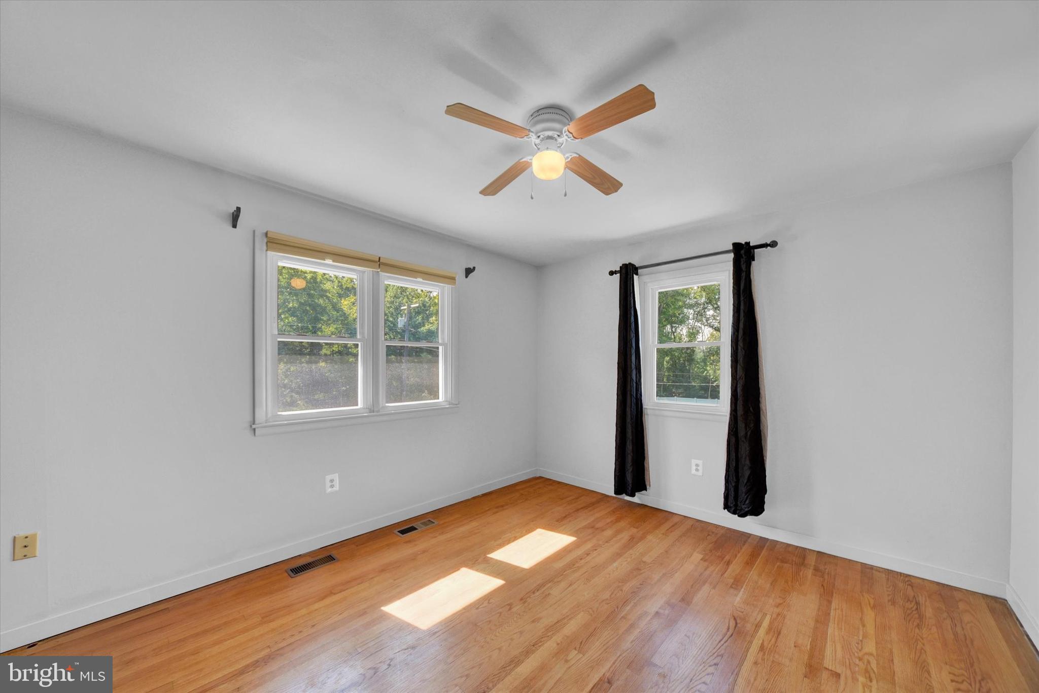 309 Bynum Ridge Road Forest Hill, MD 21050 - Photo 14 of 35 Primary bedroom w/ceiling fan and HW flooring