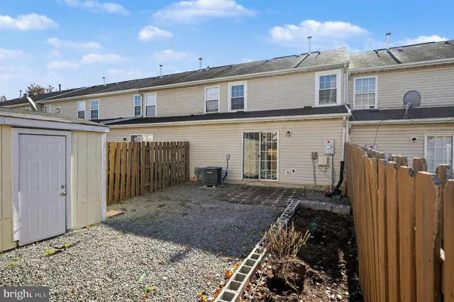 a backyard of a house