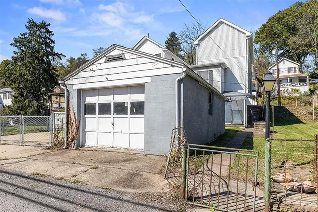 a view of a storage room