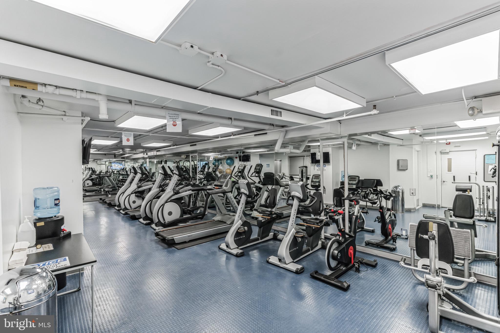 2101 Chestnut Street, Unit 1102 Philadelphia, PA 19103 - Photo 13 of 17 a view of a room with gym equipment