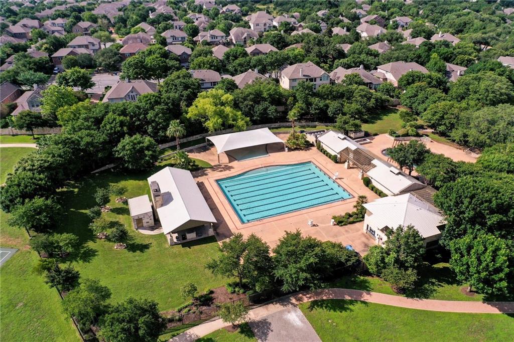14812 Avery Ranch Boulevard, Unit 12 Austin, TX 78717 - Photo 29 of 38 Aerial view of a pool area