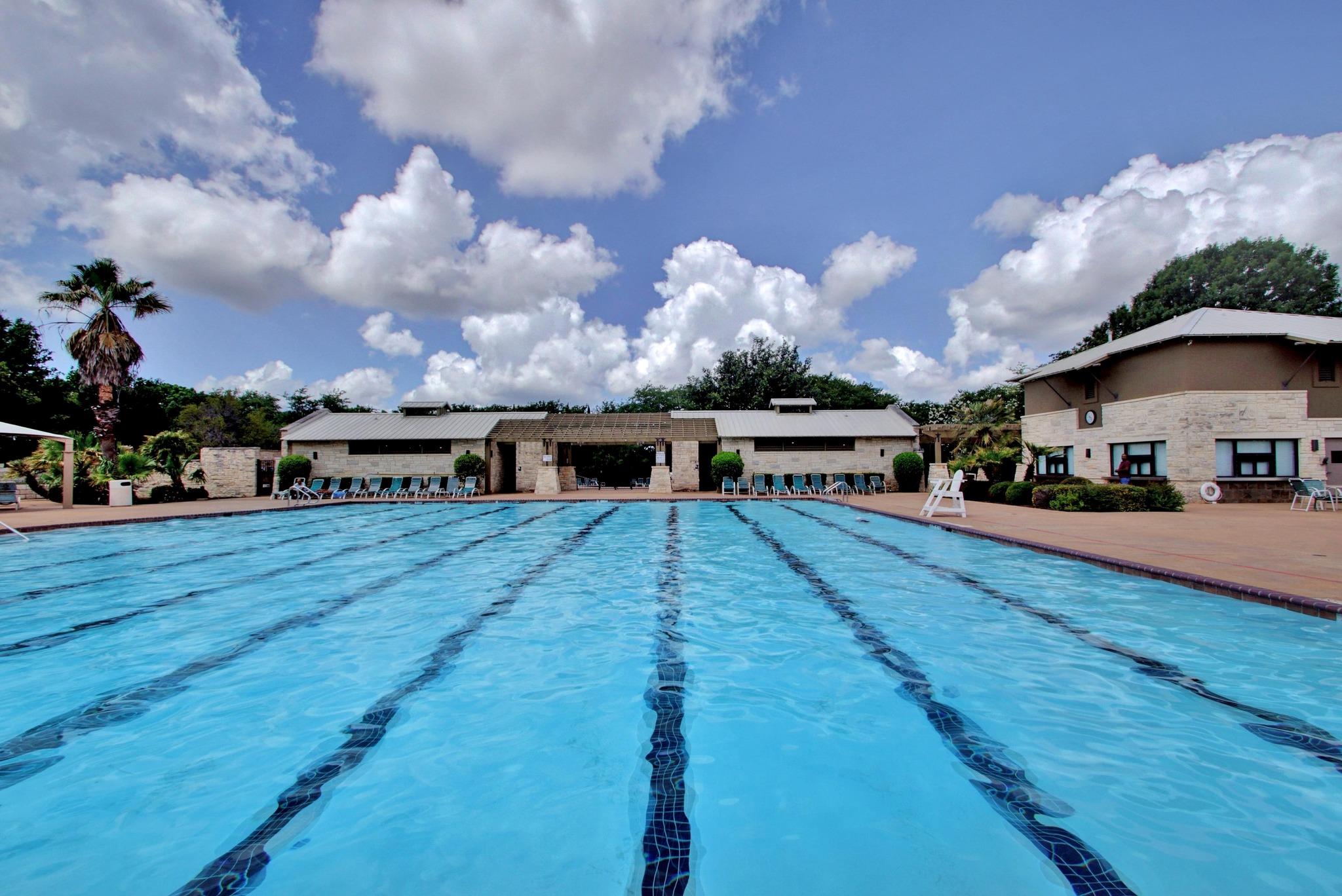 14812 Avery Ranch Boulevard, Unit 12 Austin, TX 78717 - Photo 35 of 38 Community pool featuring a patio