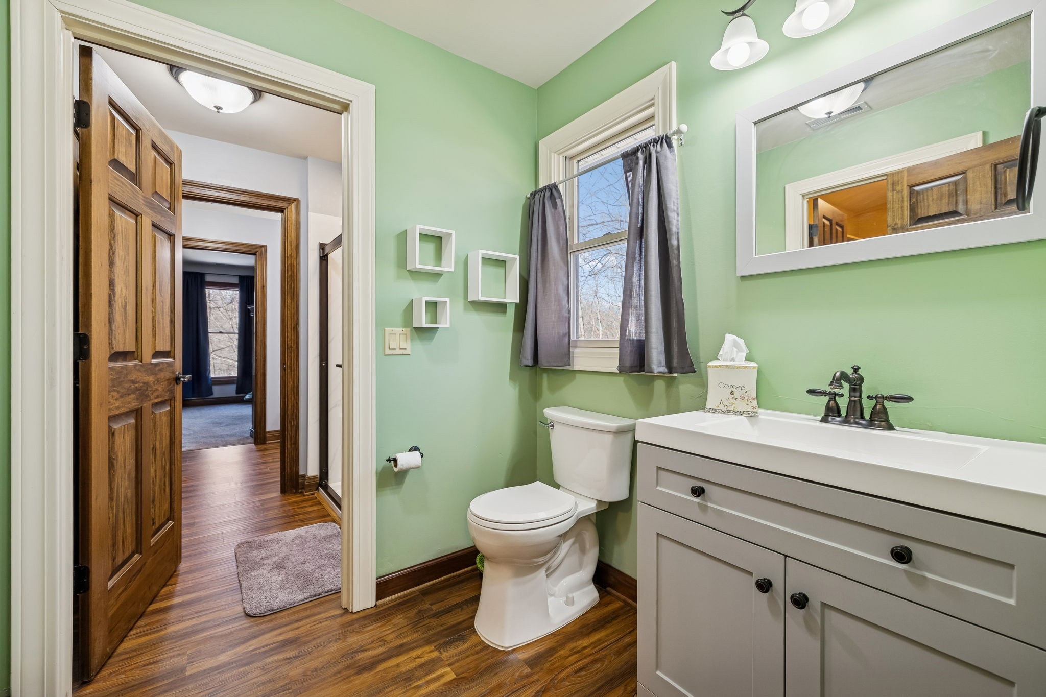480 Defeated Creek Road Centerville, TN 37033 - Photo 36 of 97 a bathroom with a sink a toilet and a mirror