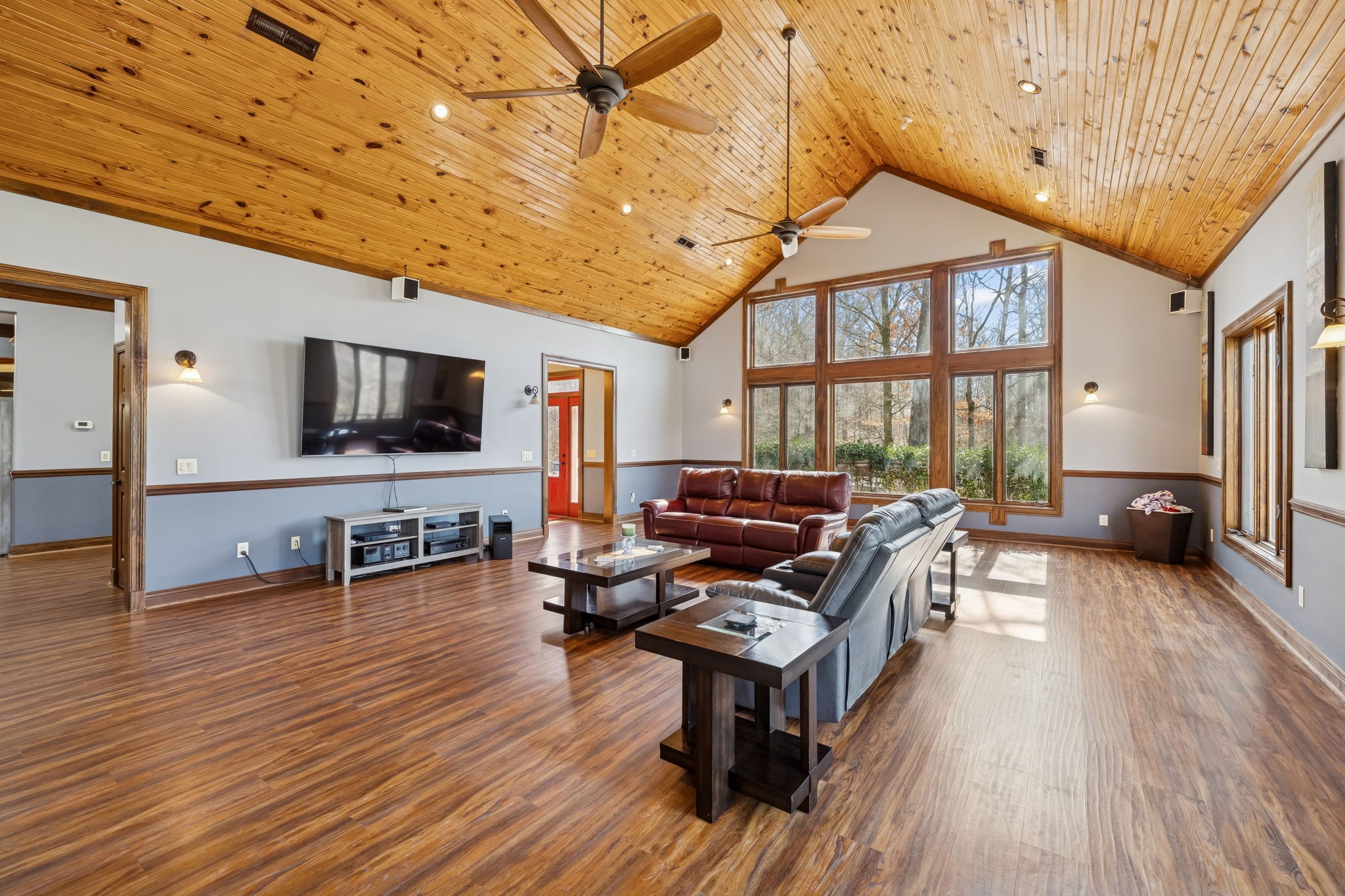480 Defeated Creek Road Centerville, TN 37033 - Photo 42 of 97 a living room with furniture flat screen tv and a fireplace